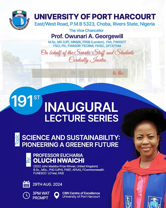 191st Inaugural Lecture