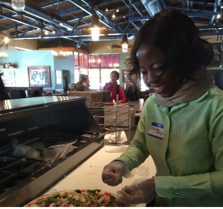 Learning the USA culture and food under the auspices of round the World Women, USA