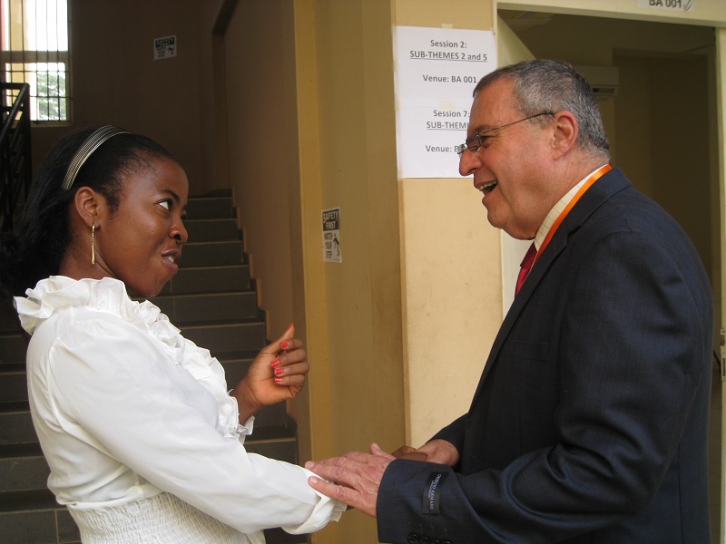 Attending a conference with Prof. Bene Abbey